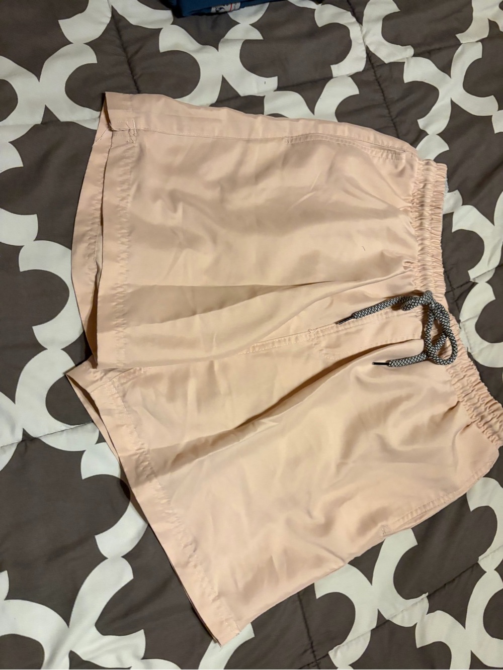 INC International Concepts Peach-Tone Athletic Drawstring Shorts